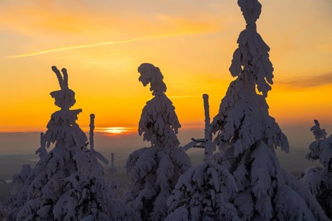 Winter on the Fichtelberg