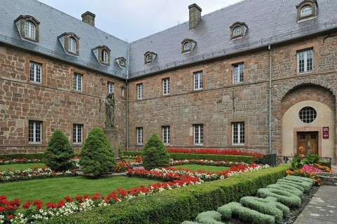 Garden at the Mont Sainte-Odile monastery