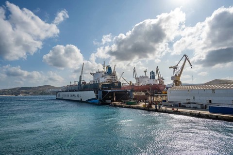 Ships at Neorion Shipyards