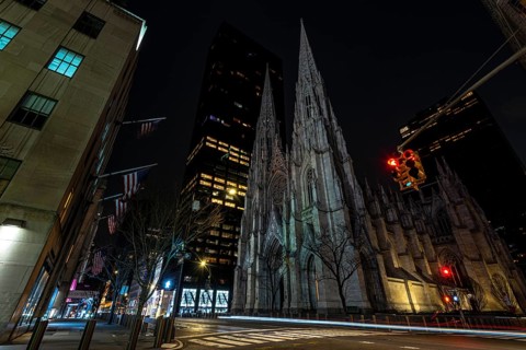 Fifth Avenue at the St Patrick's Cathedral