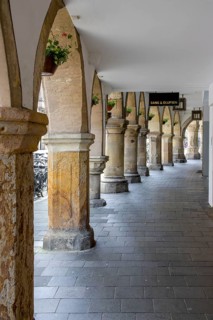 Archways of the buildings at Prinzipalmarkt