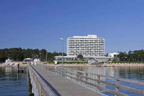 Pier and Maritim Hotel at Timmendorfer Strand