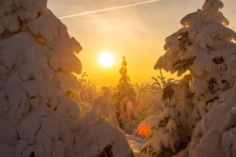 Winter on the Fichtelberg