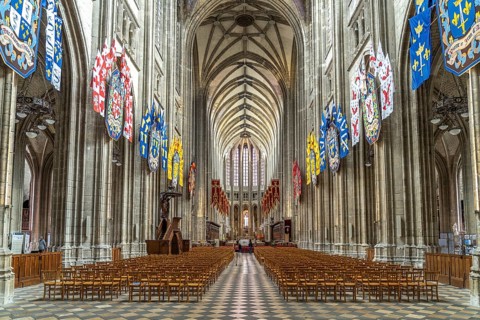 Interior of Sainte-Croix Cathedral Orleans