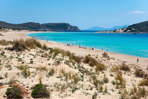 Dunes and Simos Beach