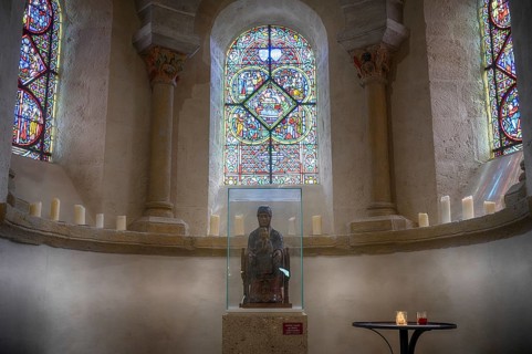 Interior view of Madonna Notre-Dame du Mont Cornadore