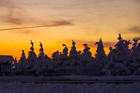 Winter on the Fichtelberg