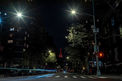Fifth Avenue looking north from the Washington Square Arch