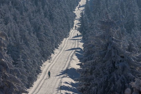 Winter on the Fichtelberg