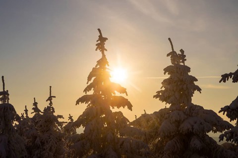 Winter on the Fichtelberg