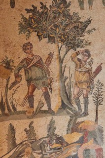 Hunter with arrows