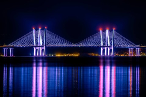 View on The Tappan Zee Bridge