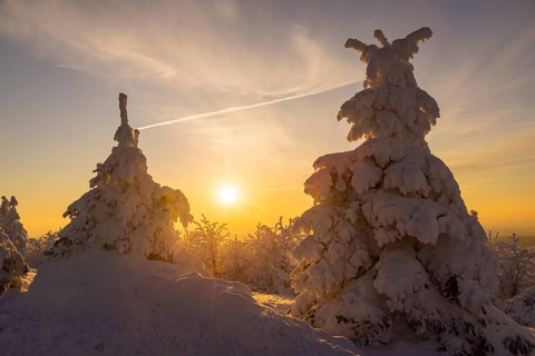 Winter on the Fichtelberg