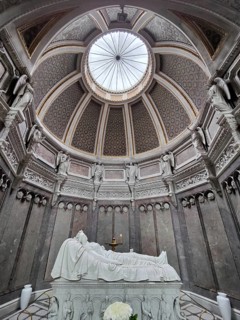 Tomb of Princess Elisabeth Mikhailovna Romanova in the side chapel