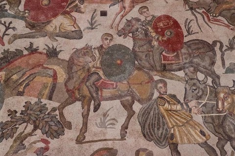 Battle or hunting scene