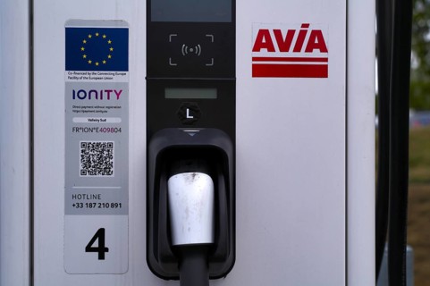 IONITY Avia charging station for electric cars