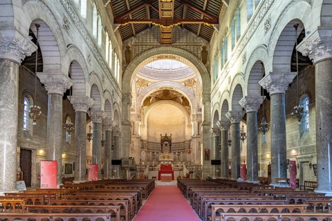 Interior of the Roman Catholic Basilica of Saint-Martin Tours