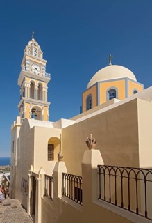 Dome and Church-tower of Catholic Cathedral of St John the Baptist