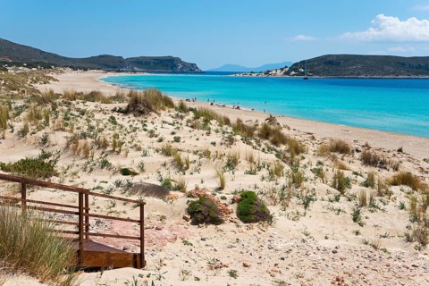Dunes and Simos Beach