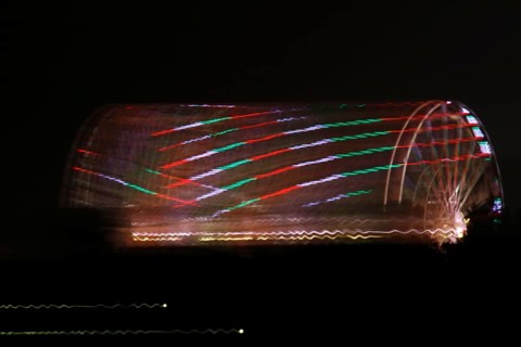 Ferris wheel at night