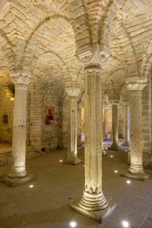 Longobard crypt in the monastery of San Salvatore di Monte Amiata
