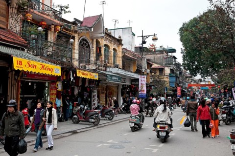 Street scene in Hanoi