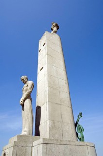 Monument for the sailors and fishermen who died at Ostend