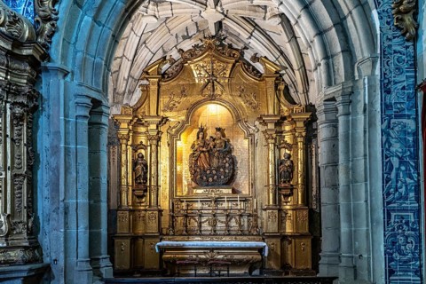 Altar of the church Igreja de Sao Francisco