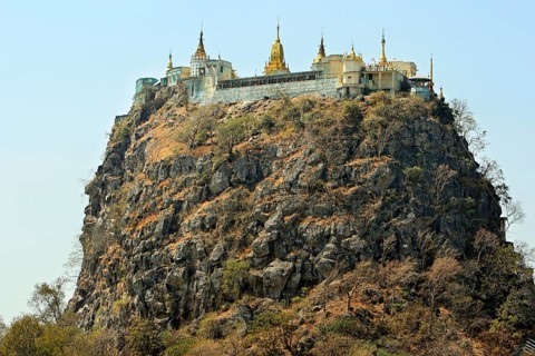 Pagoda on rock