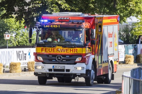Fire engine of the Leonberg Volunteer Fire Brigade