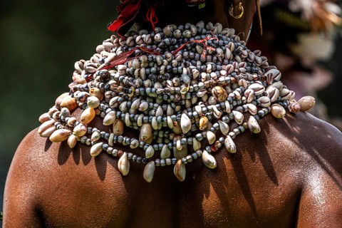 Warrior with valuable splendour jewellery