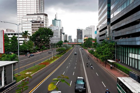 Urban street scene