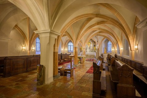 Crypt in Goettweig Abbey