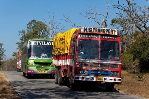 Colourful trucks