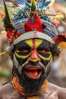 Dancers in war paint