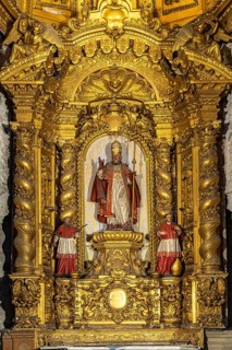 Altar detail in the Se do Porto Cathedral
