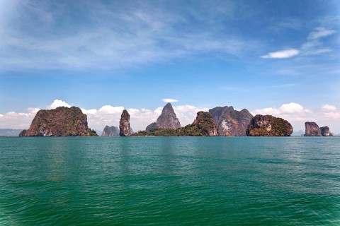 Rocks in Ao Phang Nga or Phang-Nga National Park