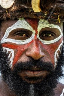 Dancers in war paint