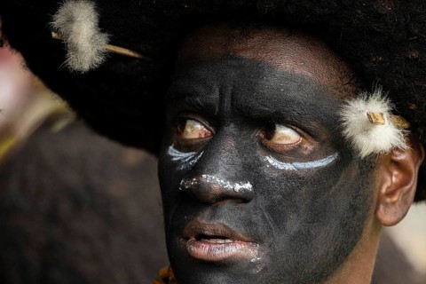 Dancers in war paint