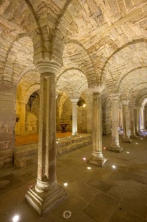 Longobard crypt in the monastery of San Salvatore di Monte Amiata