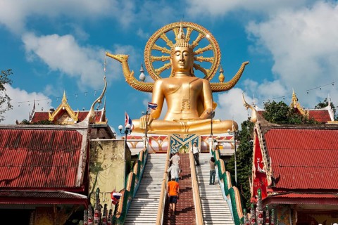 Grosse Buddha-Statue