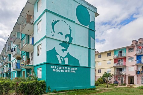 Mural of Jose Marti