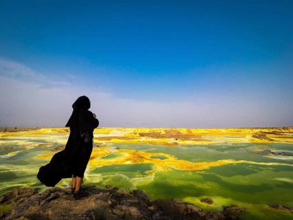 Woman with burqa