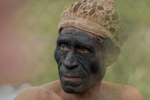 Dancers in war paint