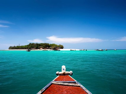 Boat off Prison Island