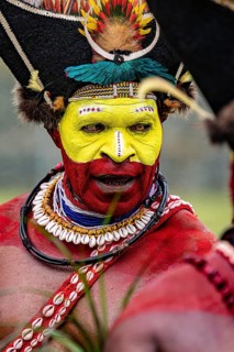 Dancers in war paint