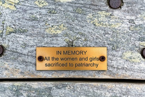 Memorial plaque for the victims of patriarchy