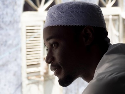 Arab man at the window