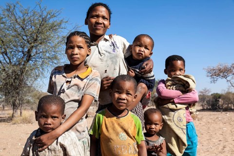 Bushman children