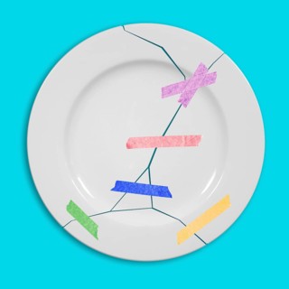 Broken plate